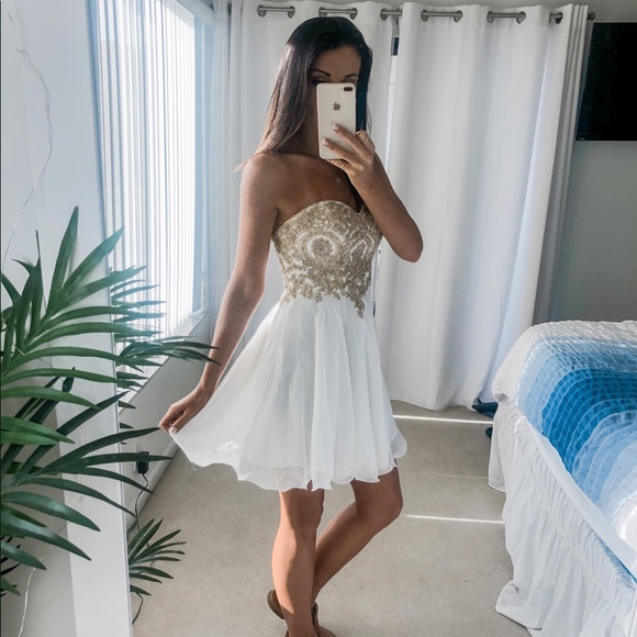 Dresses & Skirts - White Cocktail Dress | Homecoming, Prom and Formal